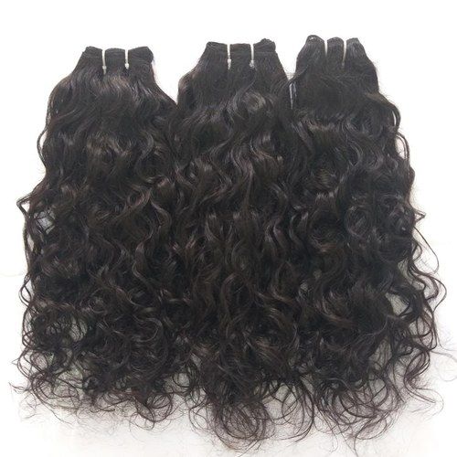 Raw Premium Machine 100% Human Hair Extensions Natural Color