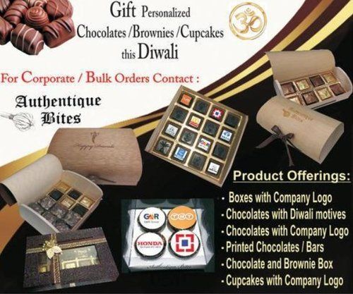 Corporate Chocolate Cupcake Brownie Gift Boxes