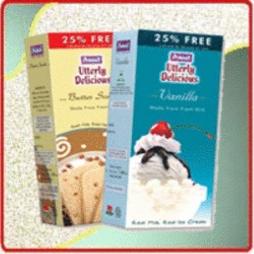 Utterly Delicious Take Away Ice Cream - Carton Packaging, Frozen Shelf Life | Multiple Flavors, Fresh Milk, International Standards