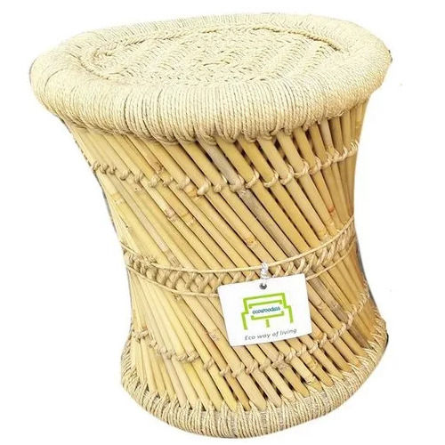 Ecowoodies Corunus Bamboo Stool - Assembly: No Assembly Required