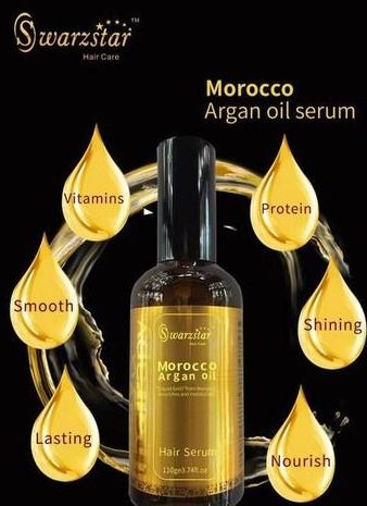 Swarzstar Morocco Argan Oil Hair Serum Gold