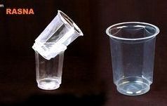 Disposable Plastic Water Glass - 76mm Rim Diameter, 200-250ml Capacity, Transparent Polypropylene Material