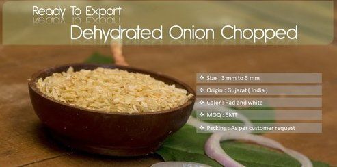 A - Grade Dehydrated Onion Chopped