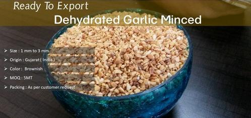 Brownish Dehydrated Garlic Minced