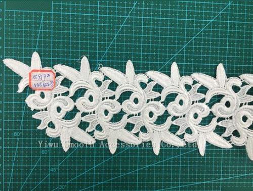 Water Soluble Cotton Fabric Embroidery Lace