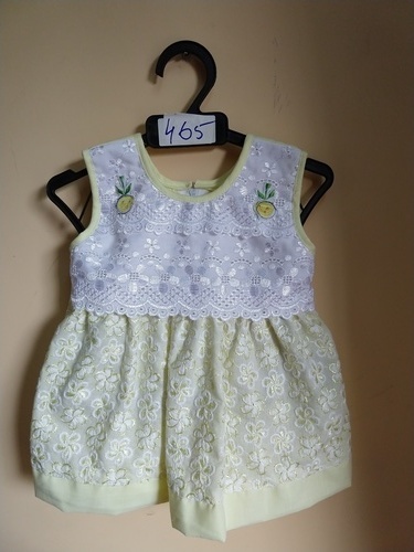 Floral Embroidery Baby Frock 465