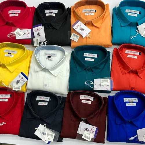 Iron Mens Cotton Branded Shirts