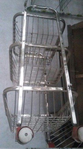 Durable Metallic Vegetable Trolley