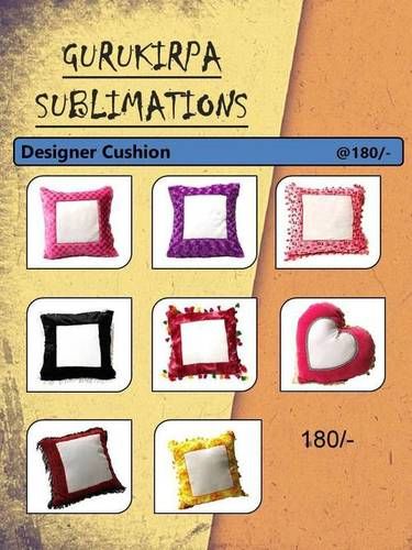 Polyester High Quality Designer Sublimation Cushions