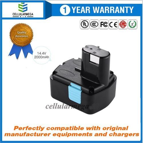 Cellularmega 14.4v 2.0Ah Replacement Battery for Hitachi 324367 EB1414S EB 1414, EB 1414S, EB 1424, EB 14B, EB 14S