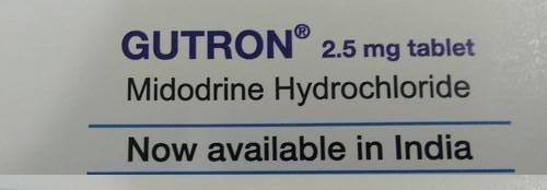 Gutron 2.5mg. (Midodrine Hydrochloride)