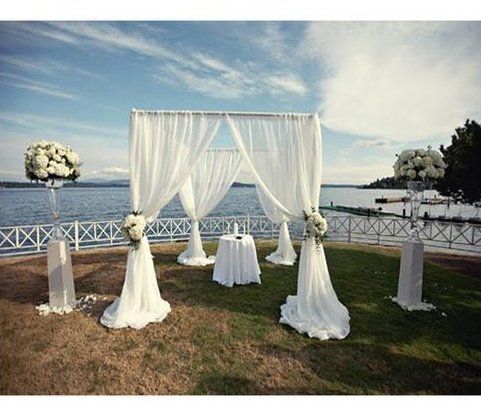 Square Wedding Backdrop Pipe And Drape Stand