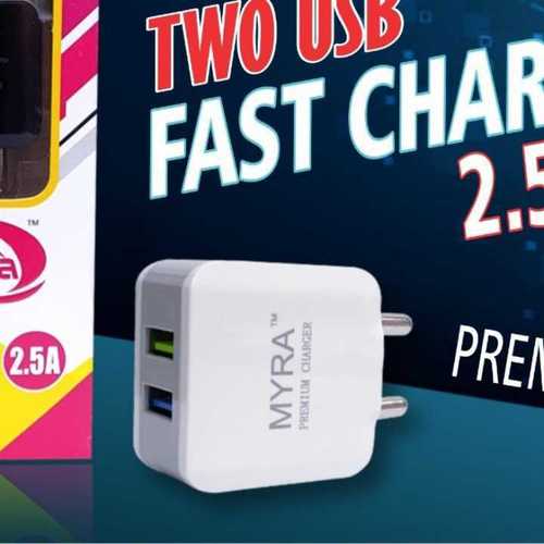 White Mobile Phone Premium Charger