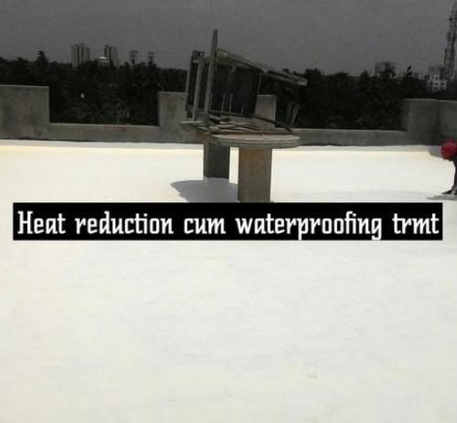 Roof Waterproofing Cum Heat Reduction Treatment Services