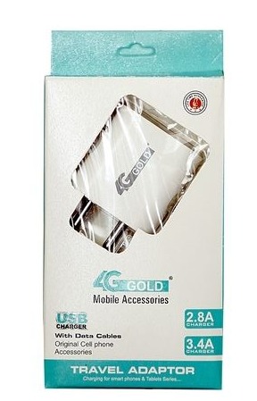 4G Gold Mobile Phone Charger