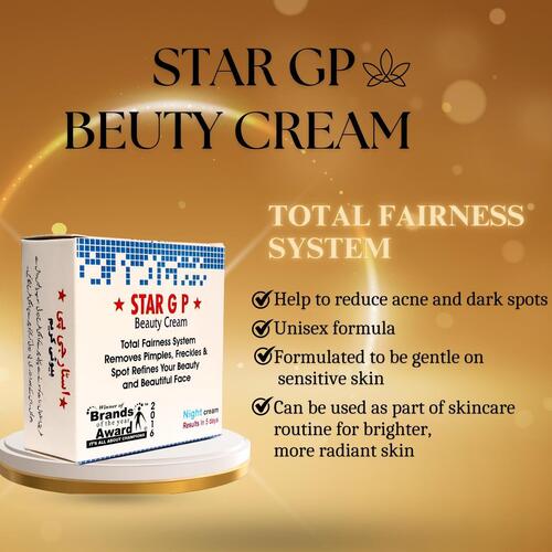 Star Gp Skin Whitening Beauty Cream With Avocado And Aloevera Extract - Age Group: 18-60