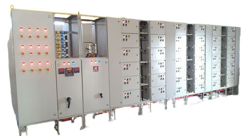 Industrial Electrical Control Panel - Metal, Grey Painted Finish | Durable Design, 1 Year Warranty, Very Good Quality