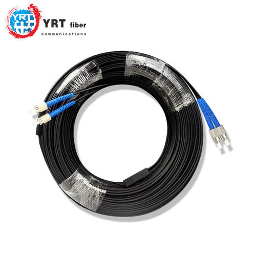 FTTH Outdoor Drop Fibre Cable 4 Core Gjxh / Gjxfh