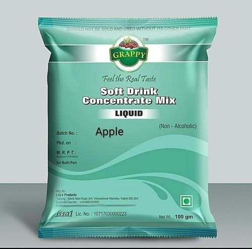 Apple Soft Drink Concentrate Mix - Liquid