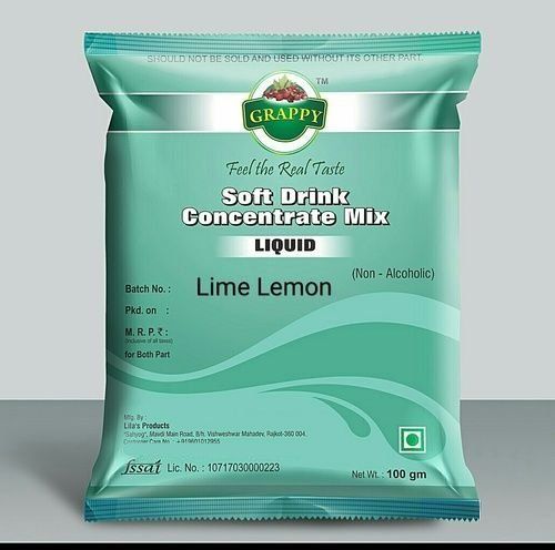 Lime Lemon Soft Drink Concentrate Mix