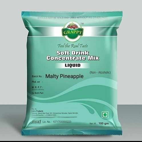 Malty Pineapple Soft Drink Concentrate Mix - Liquid