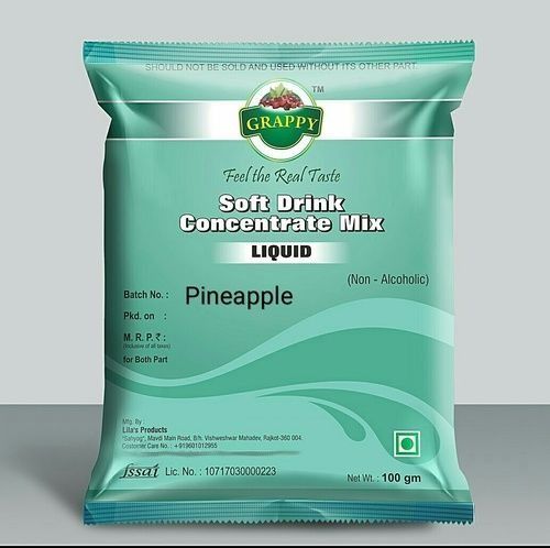 Pineapple Soft Drink Concentrate Mix - Liquid