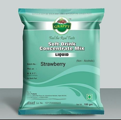 Strawberry Soft Drink Concentrate Mix - Liquid