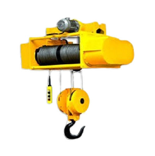 Color Coated Manual Controlled Heavy-Duty Powered Wire Rope Hoist For Industrial