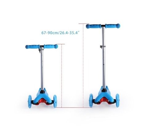 TK02 New Design Three Wheel Kids Kick Scooter Without Adjustable T-Bar