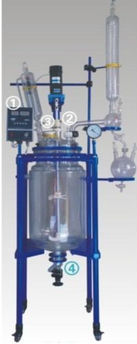 Frequency Speed Control Bilayer Glass Reactor Capacity: 10-100L Liter (L)