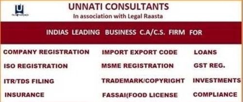 GST Registration Consultation Services By UNNATI CONSULTANTS