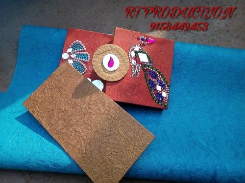 Great Quality Handmade Designed Wedding Cards Size: Free & All Size