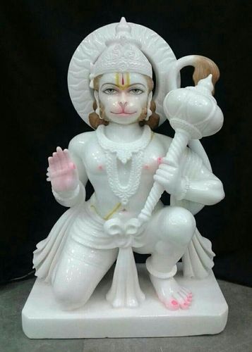 Decorative Marble Hanuman Statue