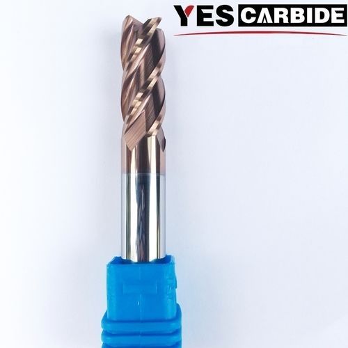 4 Flutes Hrc55 Tungsten Carbide Square End Mill Cutting Capacity: 6Mm