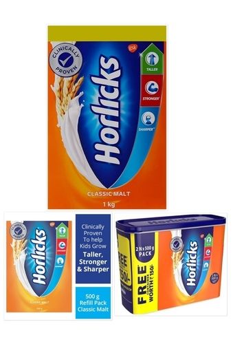 Horlicks Women's Plus Chocolate Refill 400g| Health Drink for Women &  Horlicks Health & Nutrition Drink for Kids, 500g Jar | Classic Malt Flavor  COMBO