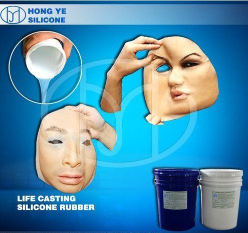 Additional Cure Silicone Rubber For Human Mask Making