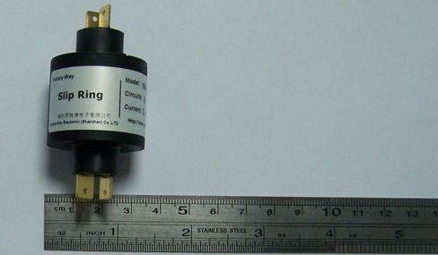 Double Channels High Current Slip Ring In Rotary Tables, Test Equipment Or Cable Reels