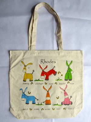 Customized Printed Cotton Bags Design: Plain White