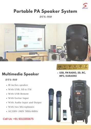 White Portable Pa Speaker System