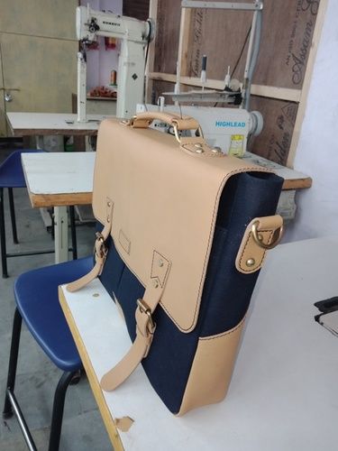 Cofounders Bag in Black Canvas  Salvaged Nubuck 15 laptop bag   Jaggery Bags  Gear Got Soul