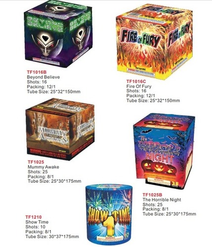 Fire Of Fury Firework Type And Colored Birthday Cake Sparklers