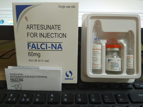Artesunate Injection - 60 Mg , With Sodium Chloride & Sodium Bicarbonate for Enhanced Efficacy