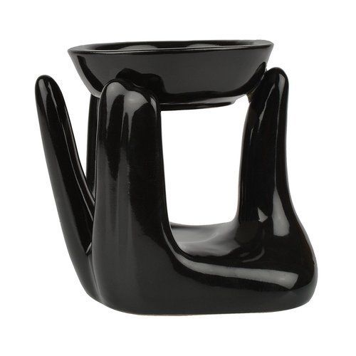 Black Tealight Candle Ceramic Aroma Diffuser