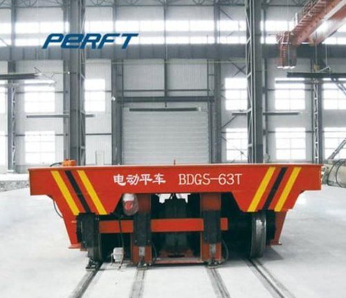 Motorized Coil Custom Material Handling Carts For Industrial Rail Die Material Handling Cart