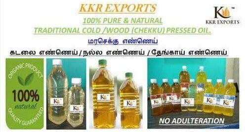 Organic Traditional Cold and Wood (Chekku) Pressed Oil
