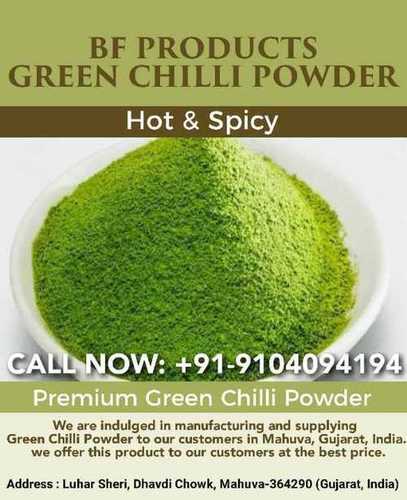 Fine Green Chilli Powder