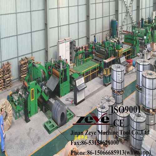 ZEYE ZSCL-12X1500 Steel Coil Slitting Line And Cut To Length Combine Line