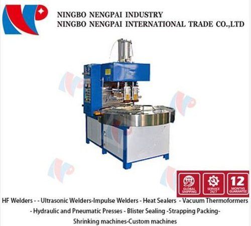 Ac Motor 3 Station Automatic Turntable High Frequency Welding Machine