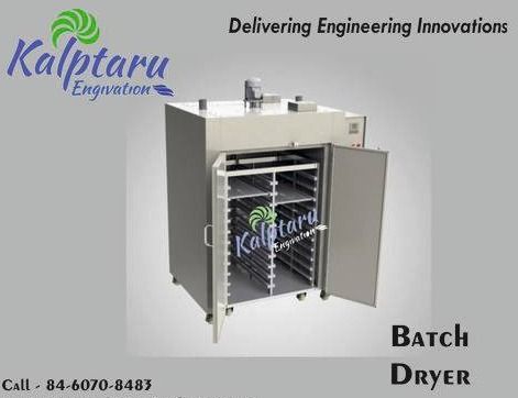 Heavy Duty Batch Dryer Capacity: 30-70 Kg/Hr Kilogram(Kg)