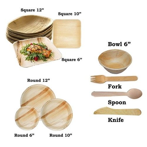 Areca Palm Leaf Disposable Plates